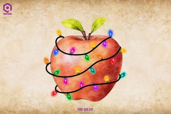 Apple Christmas Tree Lights: A Review of Seasonal Illustrations