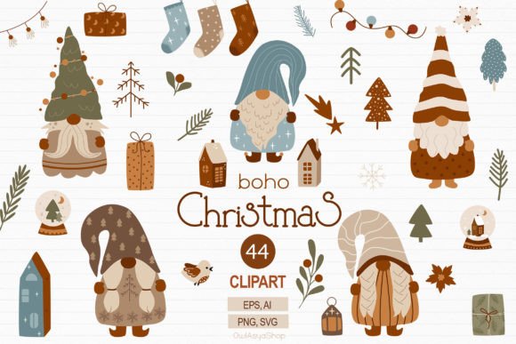 Boho Christmas Gnome, Winter Set Review