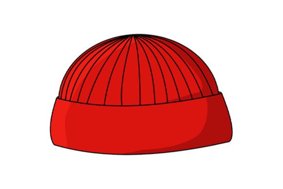 Christmas Bennie Hat Vector Illustration for Festive Branding