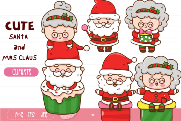 Christmas Character Santa and Mrs Claus Review for Sellers