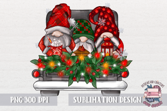 Christmas Gnome with Truck Sublimation Review