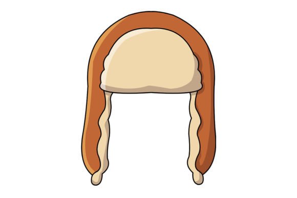 Christmas Hat Beanie Icon Illustration for Modern Blog Graphics