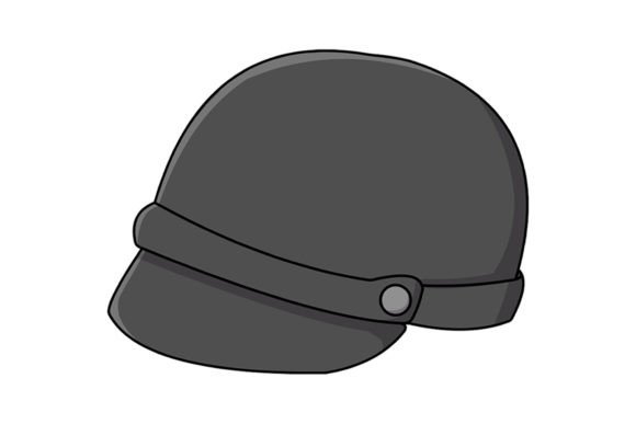 Christmas Helmet Art Vector Illustration for Seasonal Designs