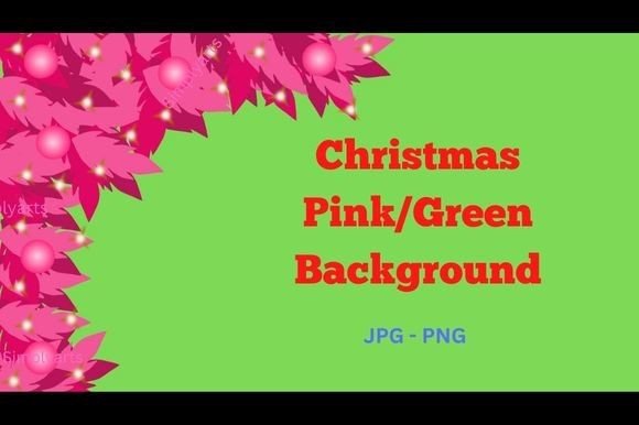 Christmas Pink Green Background Review: Perfect Illustrations for Crafters