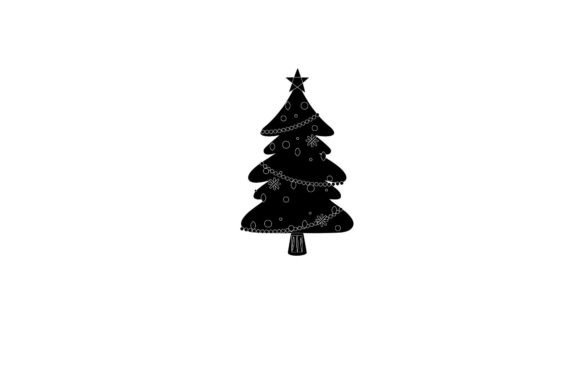 Christmas Silhouette Design 19 for Modern Illustrations
