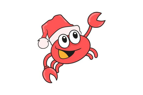 Crab Celebrating Christmas: A Review for Seasonal Illustrations