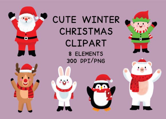 Cute Cartoon Winter Christmas Clipart: A Review for Digital Sellers