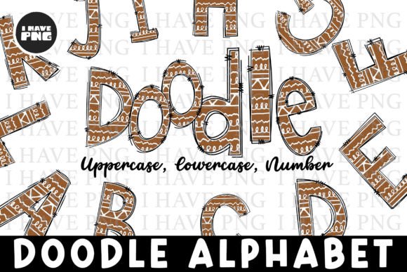Doodle Alphabet PNG for Christmas: Essential Illustrations for Holiday Content