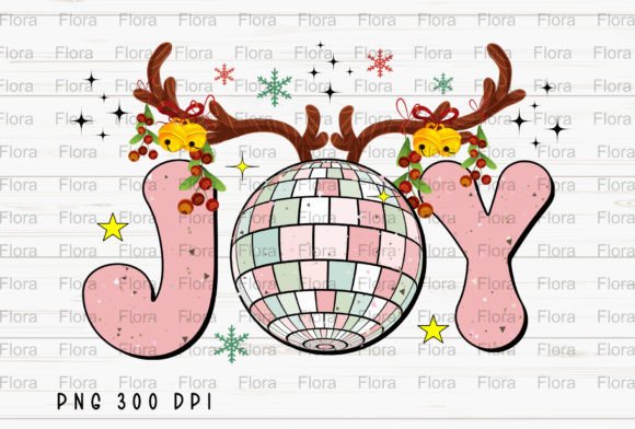 Joy Christmas Disco Ball New Year PNG Review