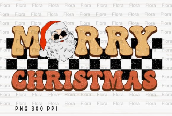 Santa Merry Christmas Checkered PNG: A Review for Modern Illustrations
